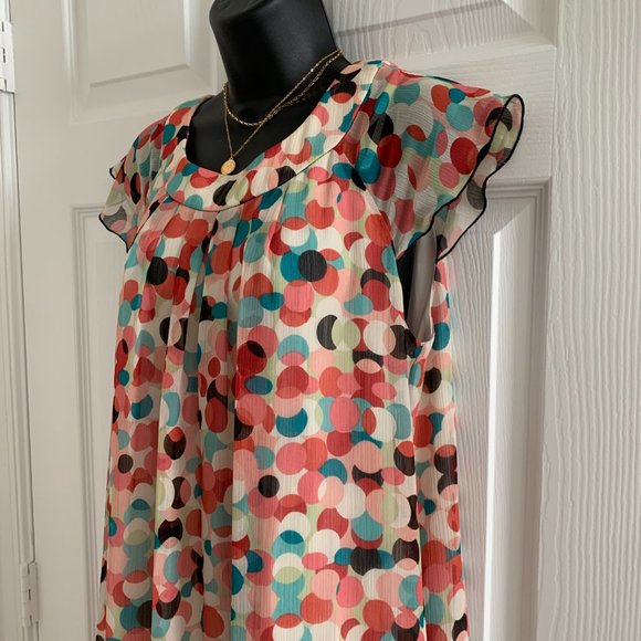 I.N. Studio Women´s Multicolor Shift Dress, Size 12 - Picture 4 of 16